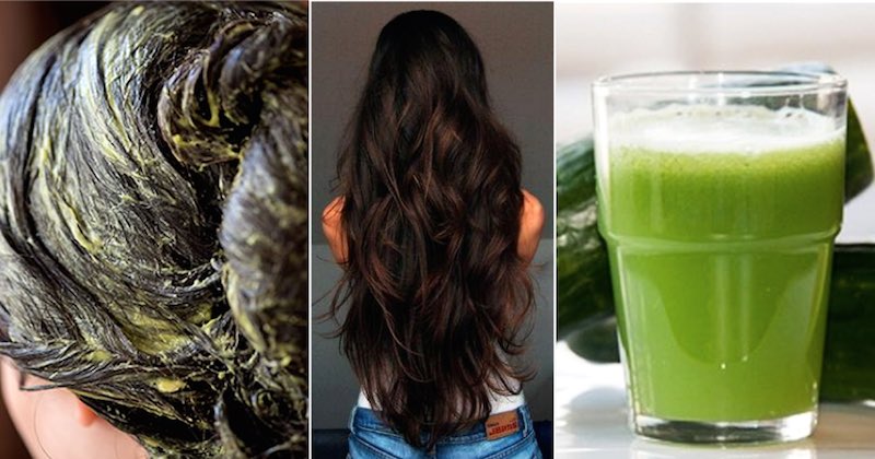 How To Grow Thick, Healthy, Luscious Hair Like Crazy Use Juices For Shampoos And Hair Masks
